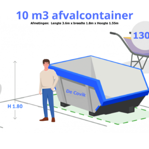 10 m³  container